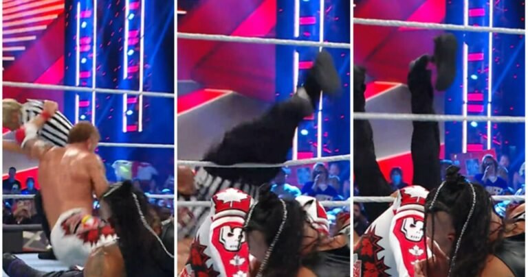 WWE icon’s Raw match produces hilarious referee moment